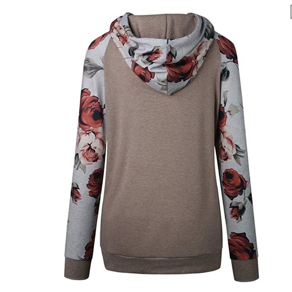 Beautiful women long sleeve hoodie sweatshirt - Picture 4 of 5